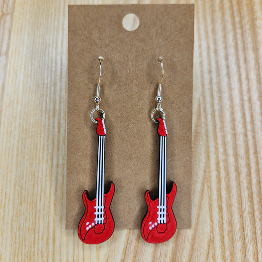 Guitar Earrings